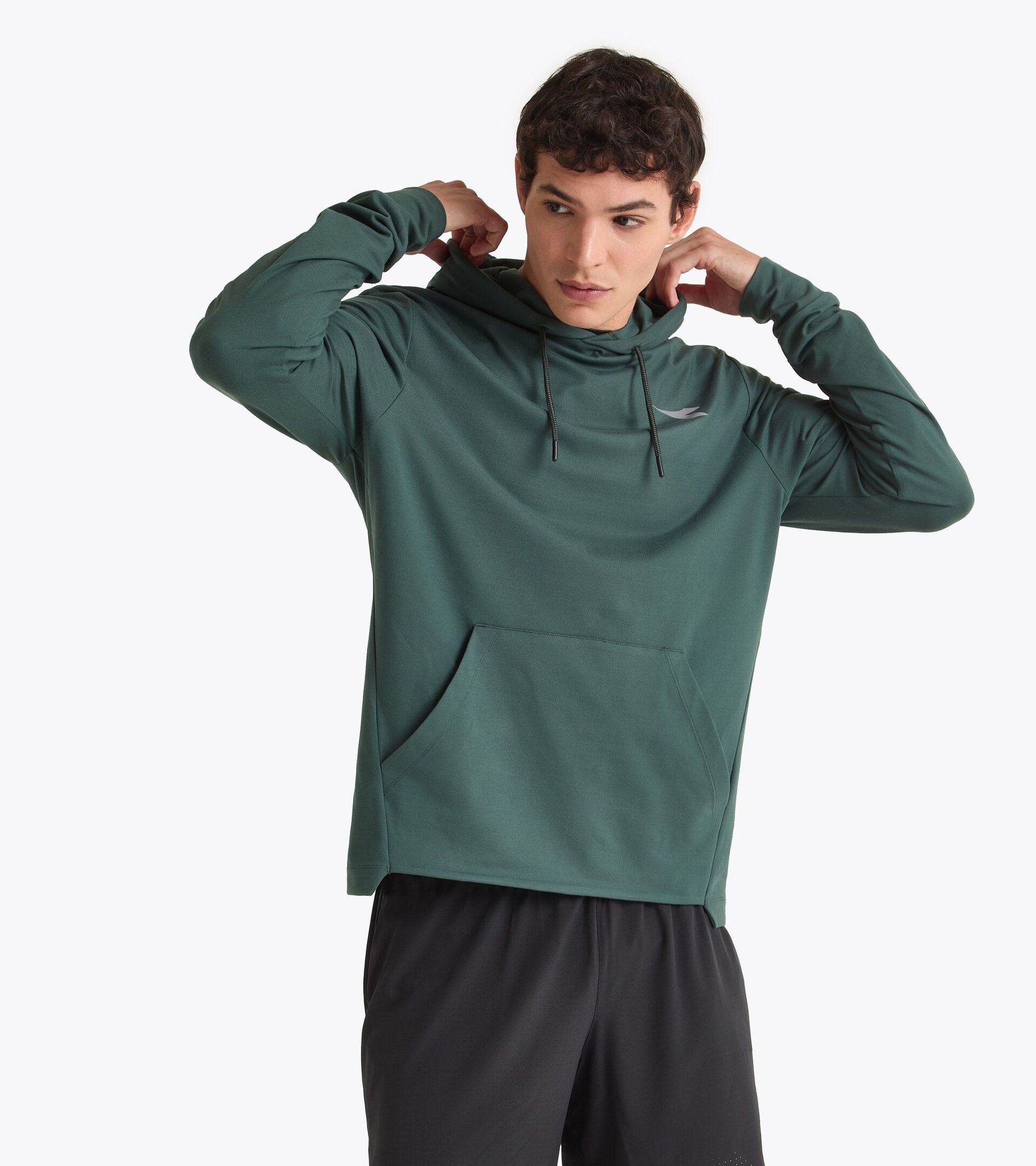 Diadora JERSEY PULLOVER HOODIE RUN CREW