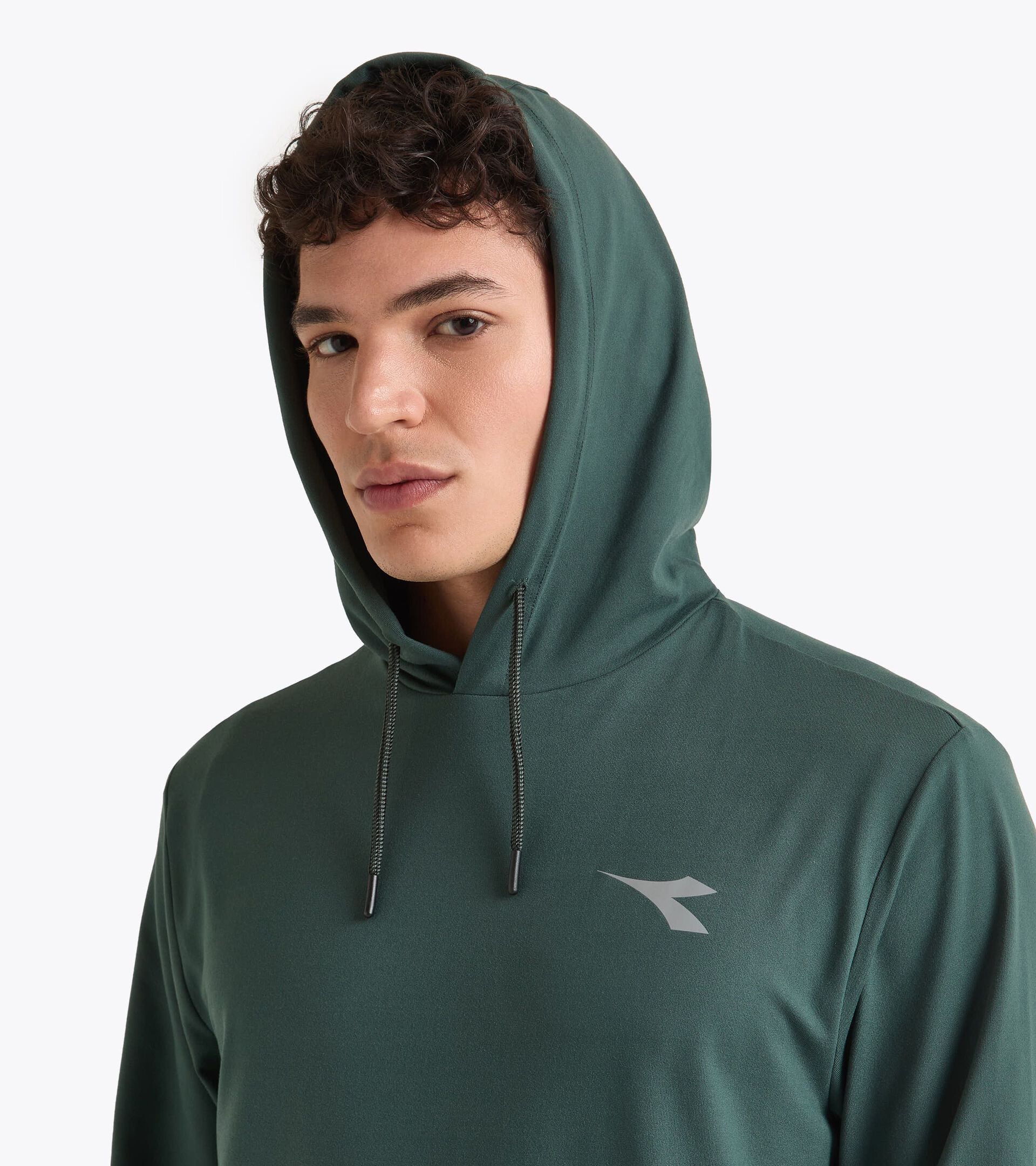 Diadora JERSEY PULLOVER HOODIE RUN CREW