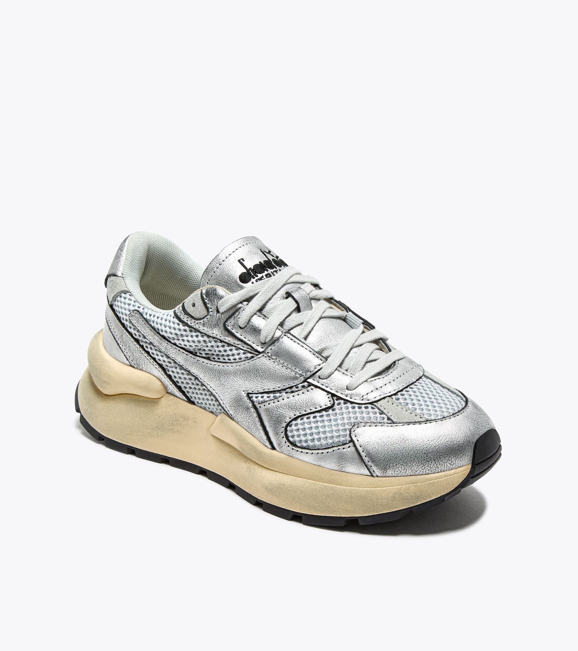 Diadora MERCURY ELITE SILVER USED WN