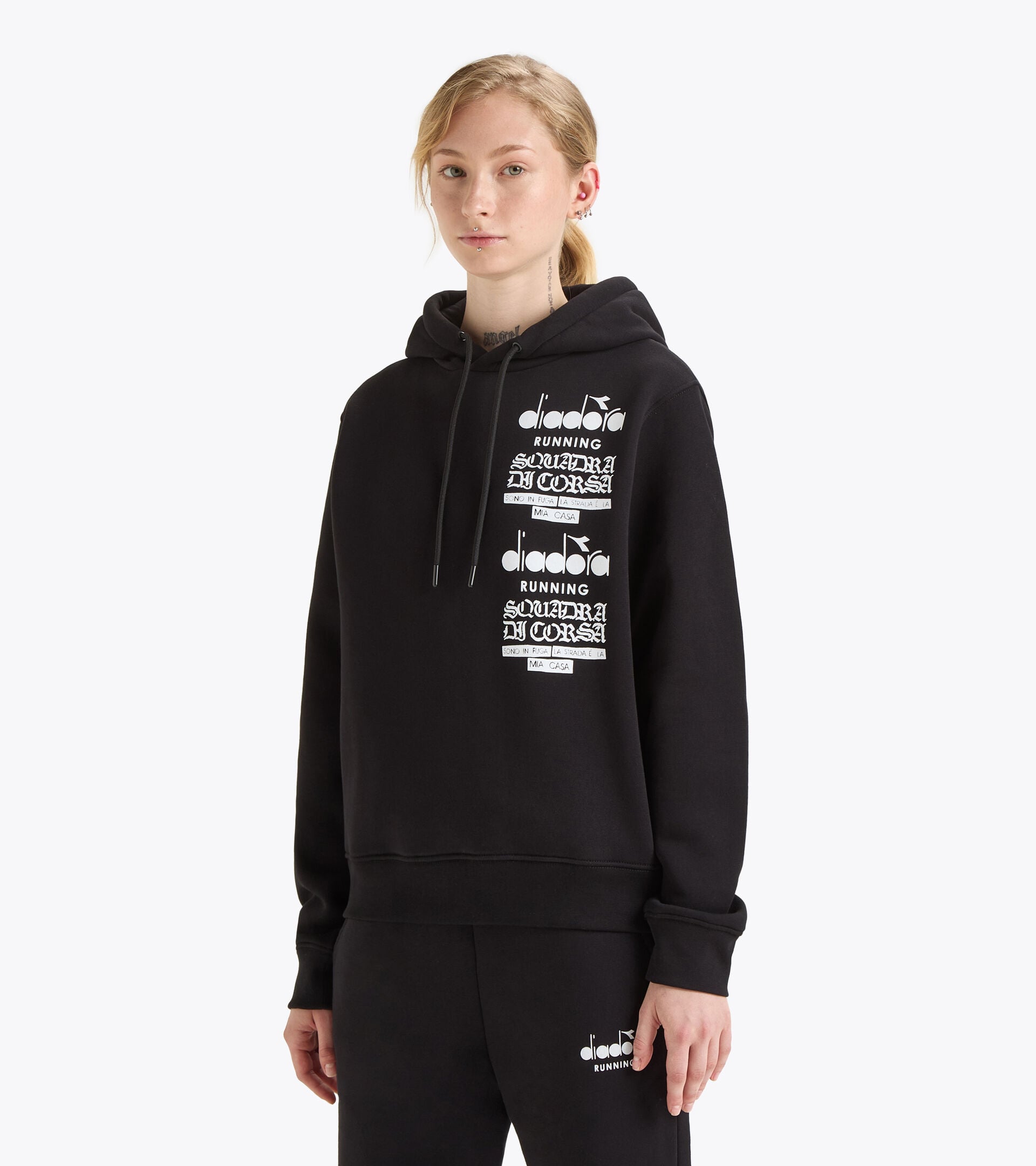 Diadora HOODIE SQUADRA DI CORSA