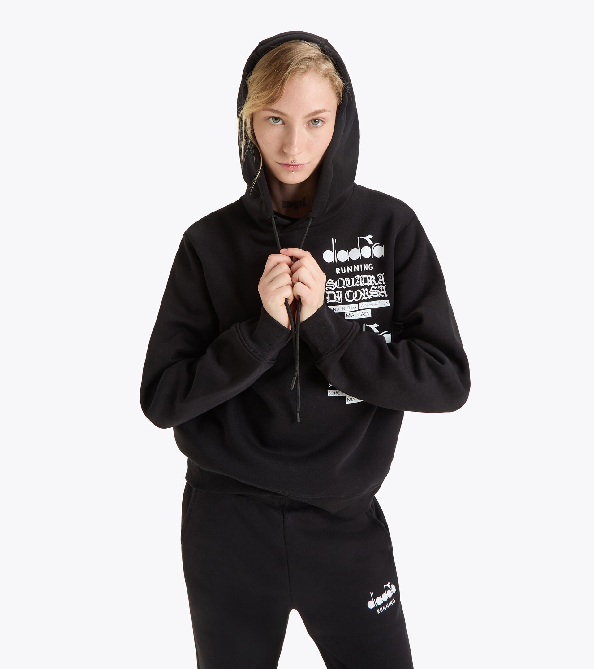 Diadora HOODIE SQUADRA DI CORSA