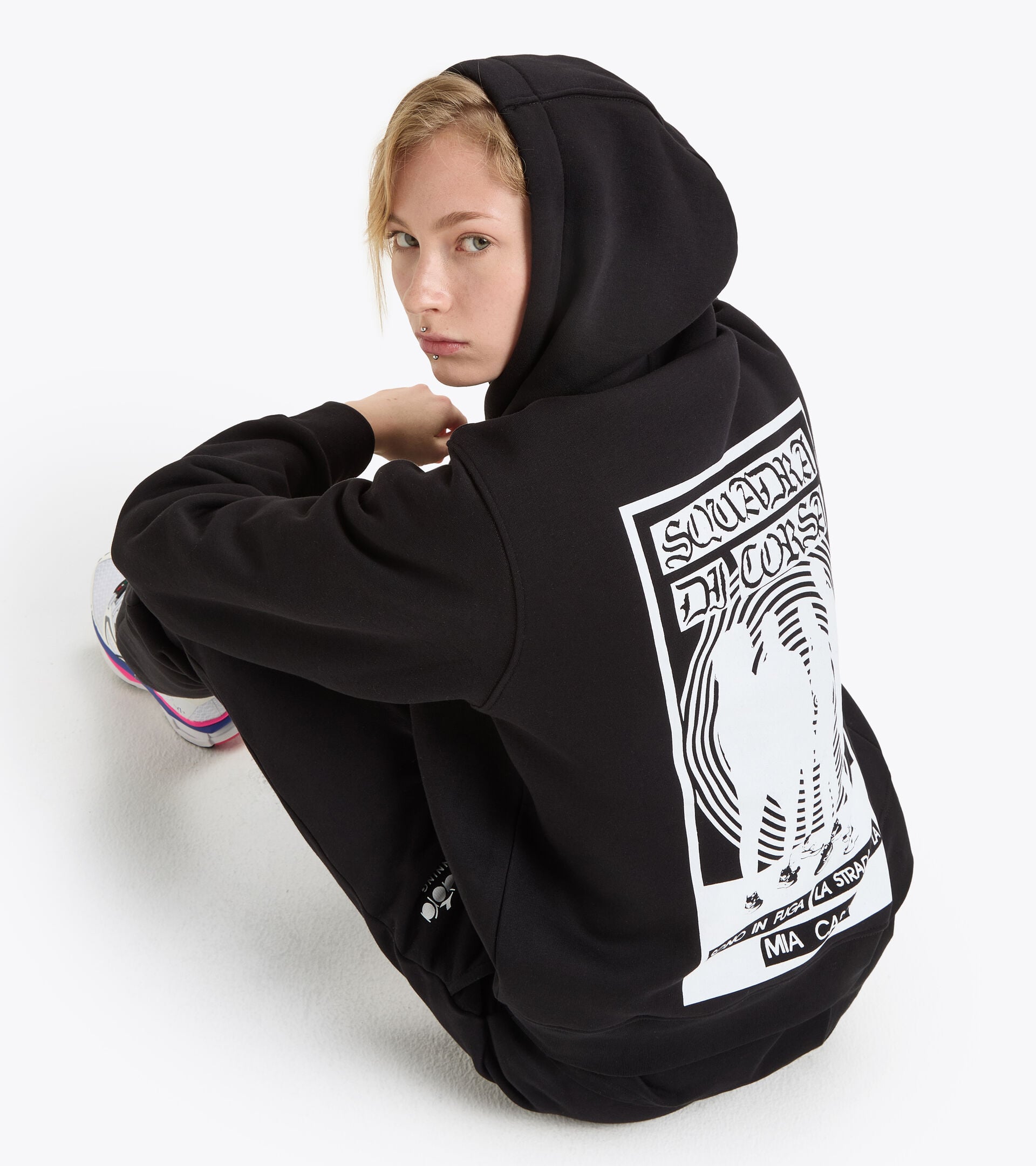 Diadora HOODIE SQUADRA DI CORSA