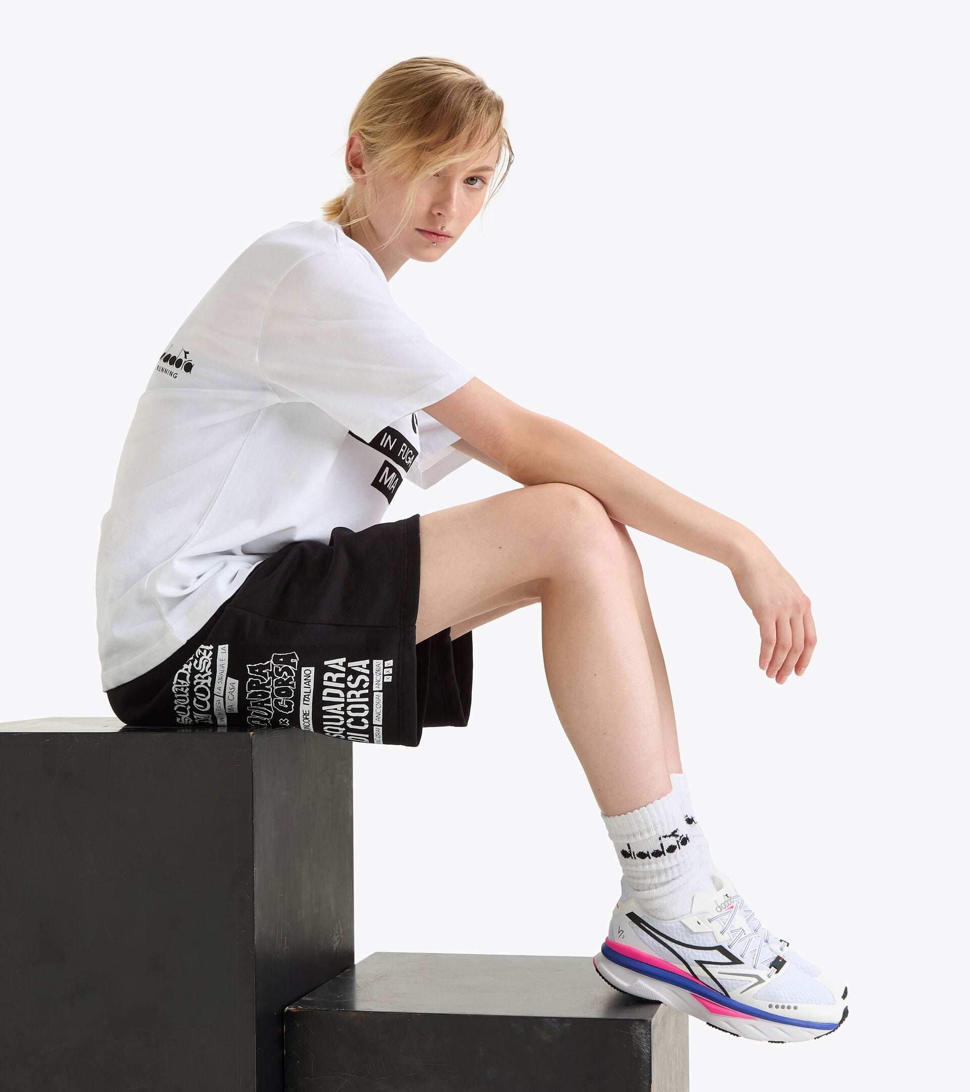 Diadora T-SHIRT SS SQUADRA DI CORSA
