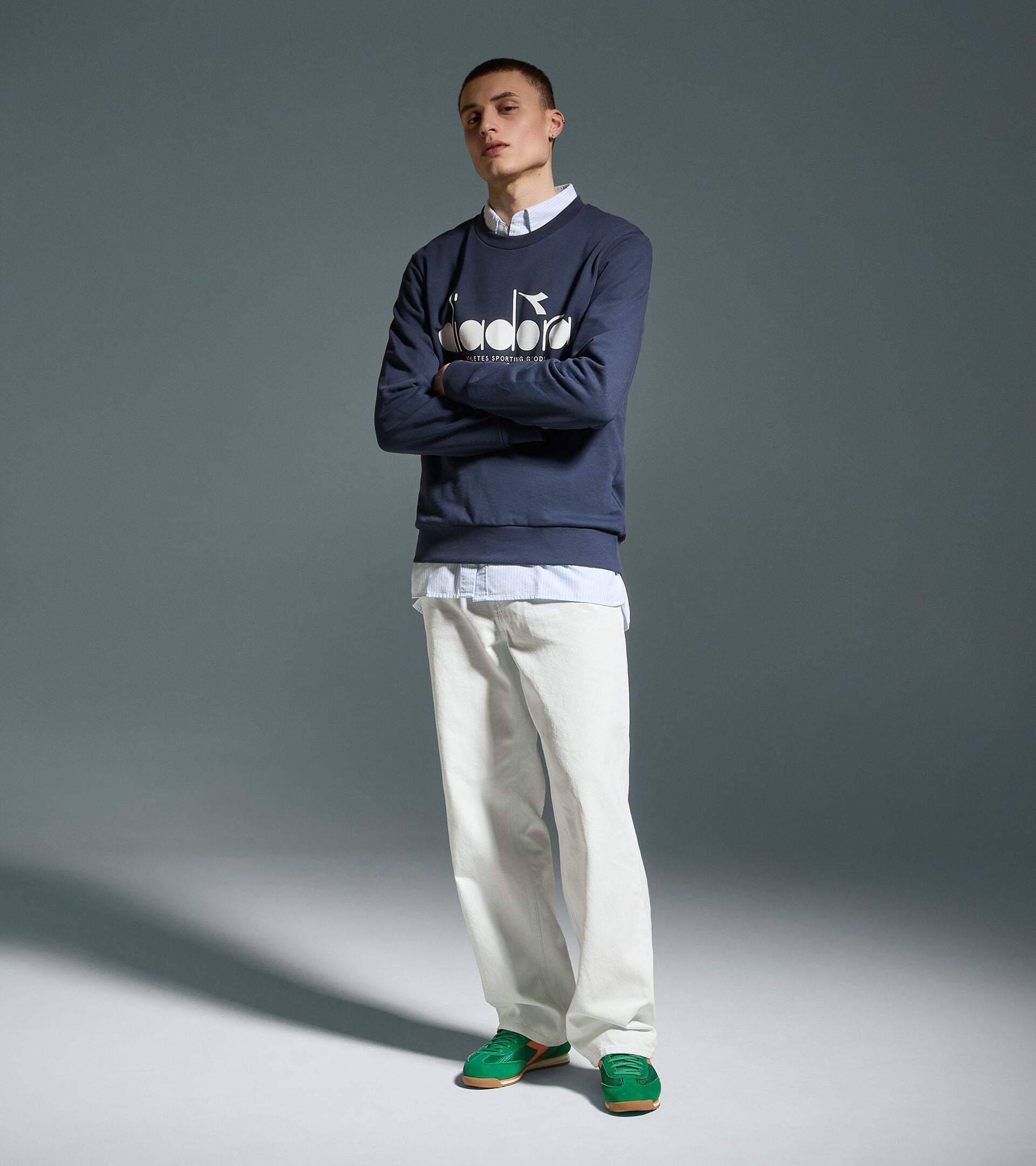 Diadora SWEATSHIRT CREW LOGO