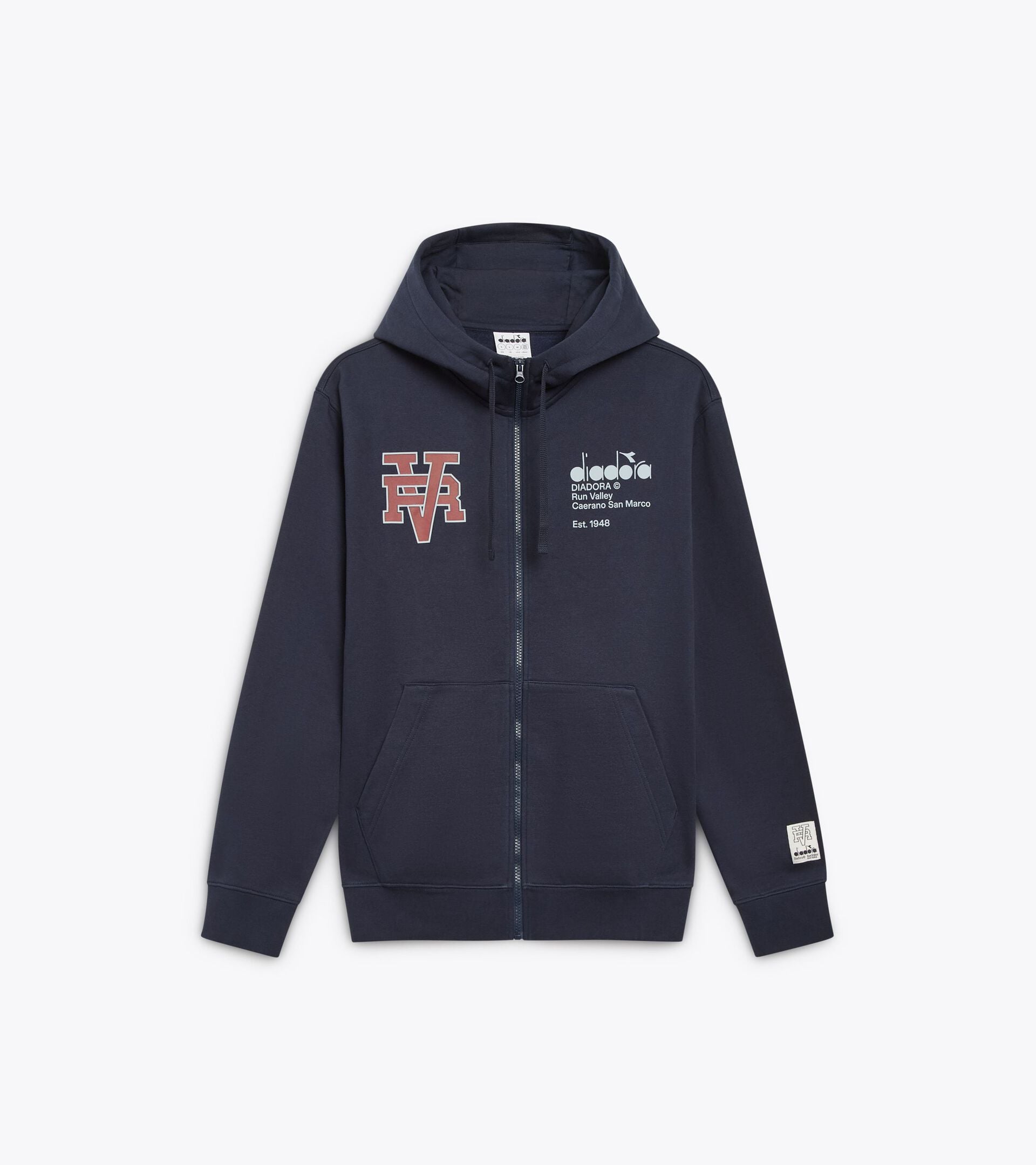 Diadora HOODIE FZ RUN VALLEY
