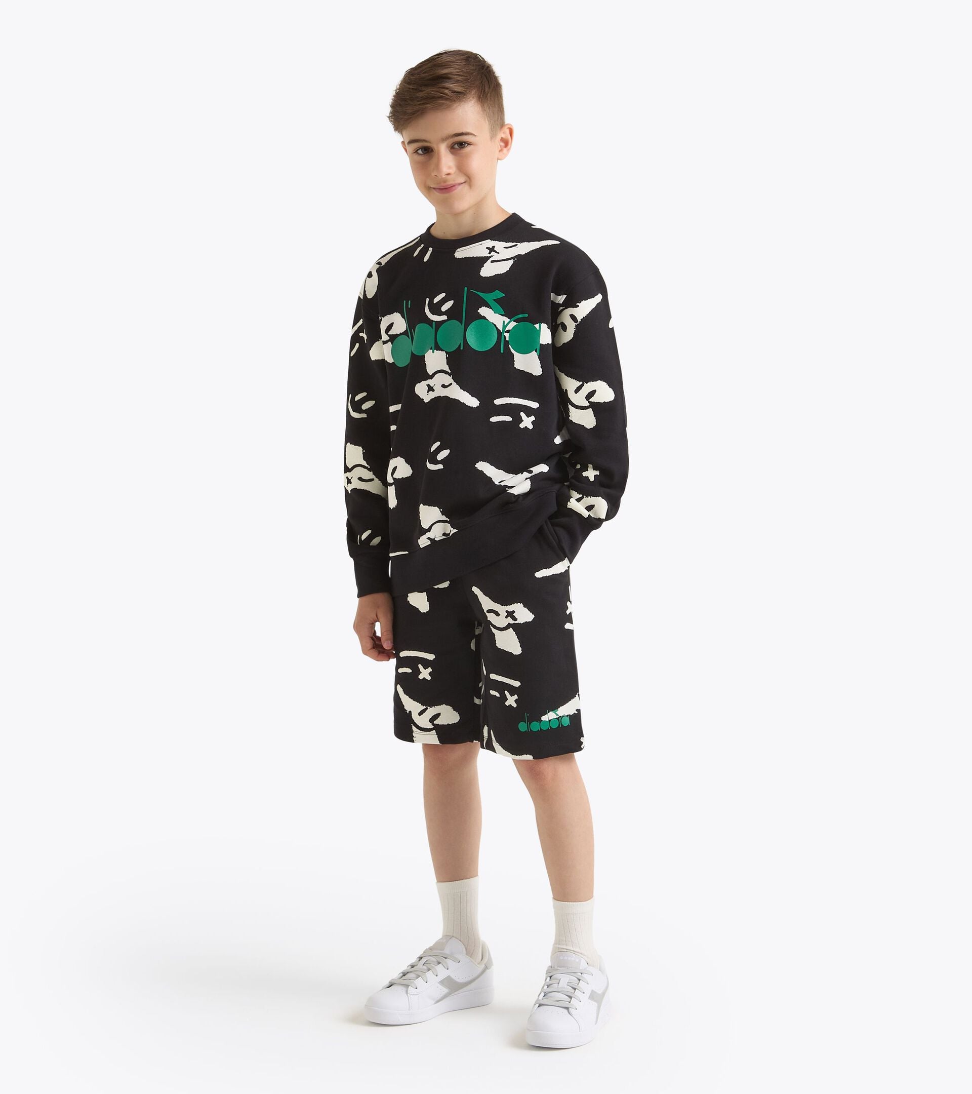 Diadora JB. SWEATSHIRT SMILE LOGO
