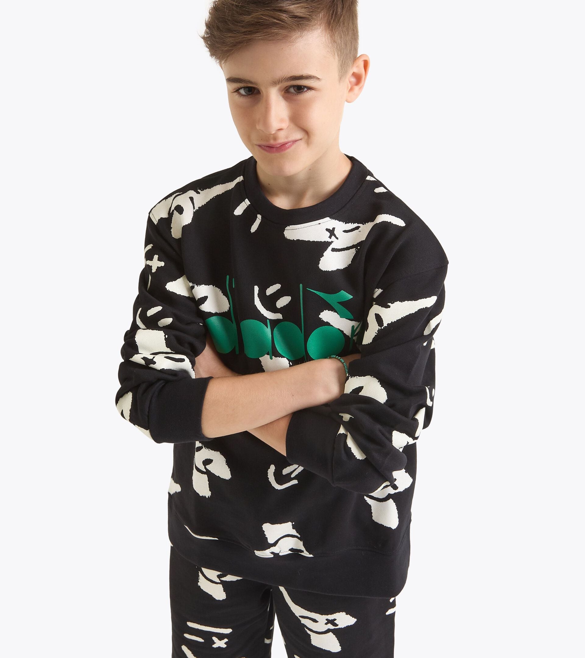 Diadora JB. SWEATSHIRT SMILE LOGO
