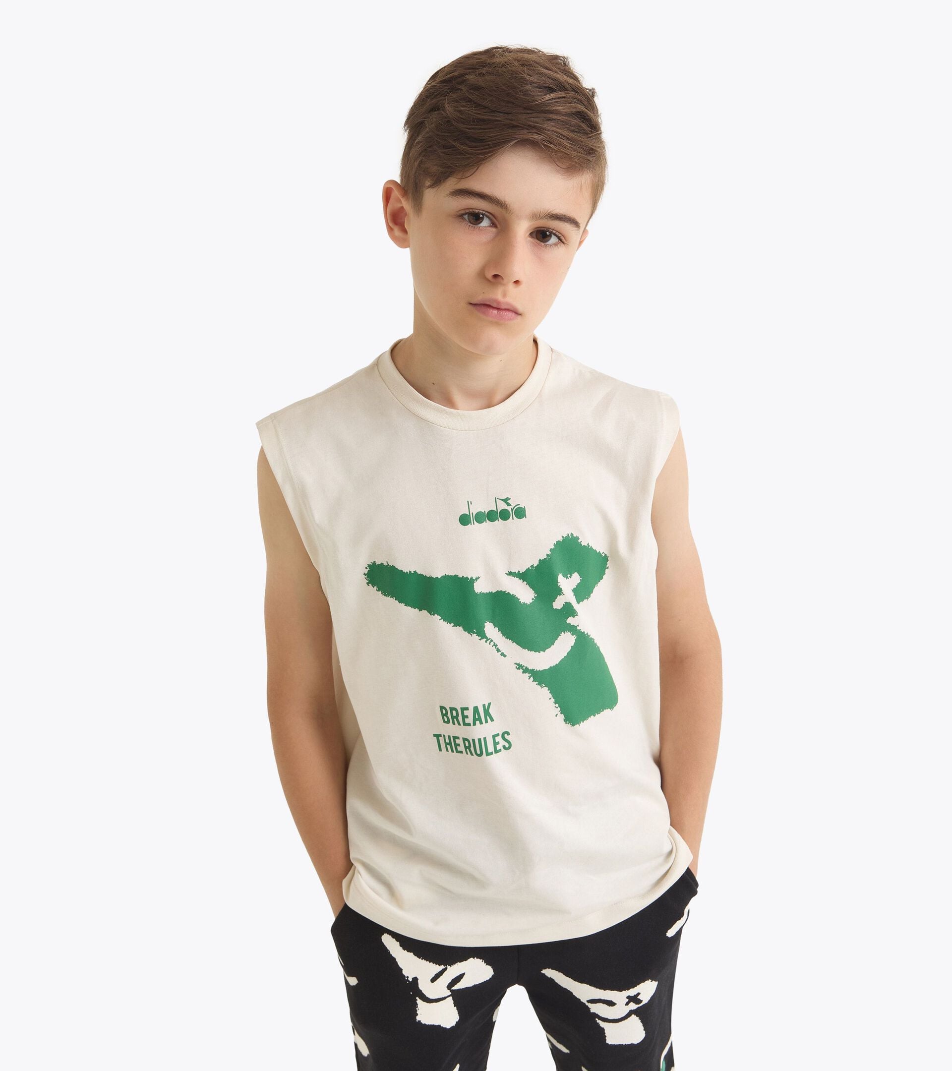 Diadora JB. T-SHIRT SL SMILE LOGO