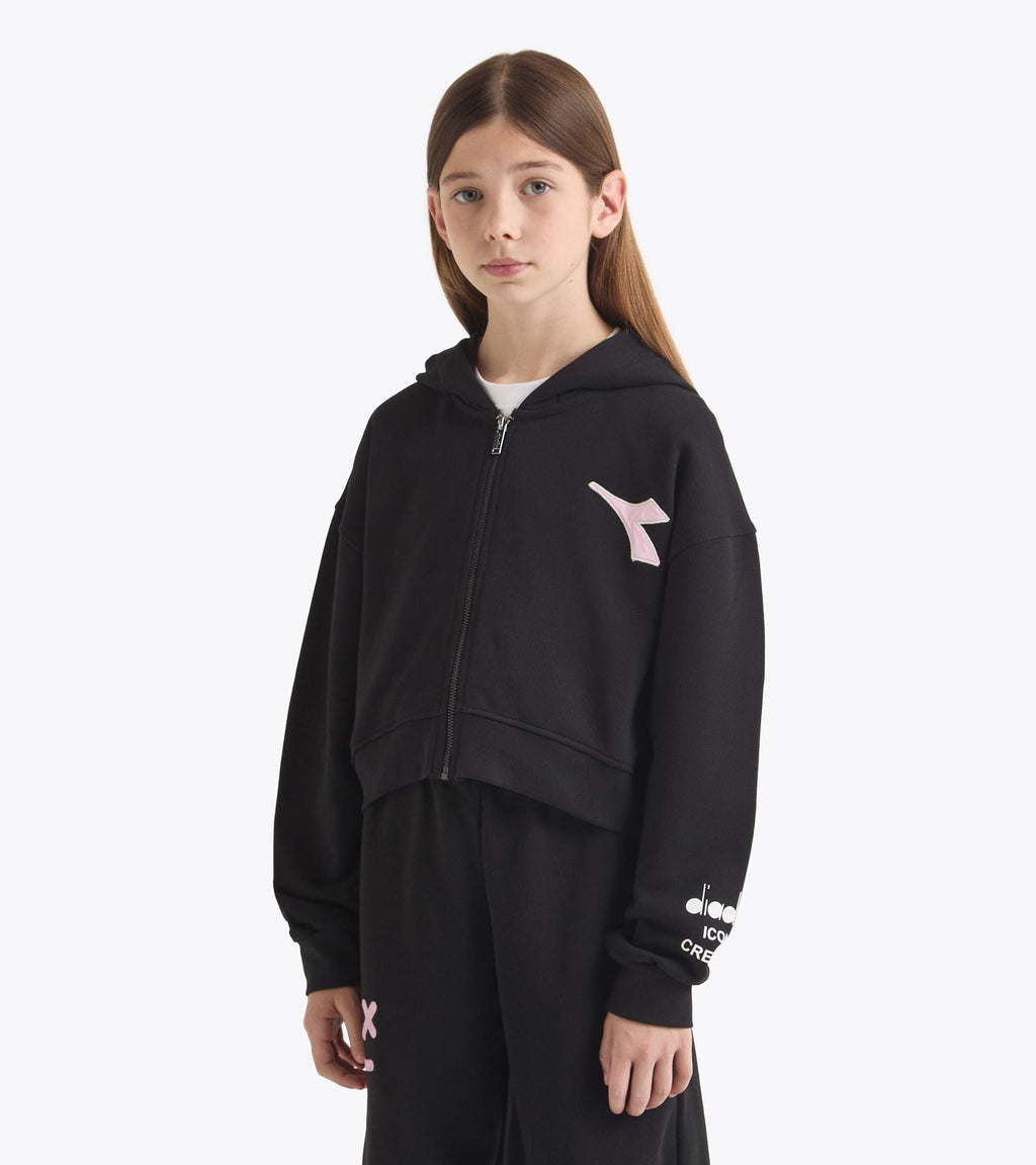 Diadora JG. HOODIE FZ PINK SMILE