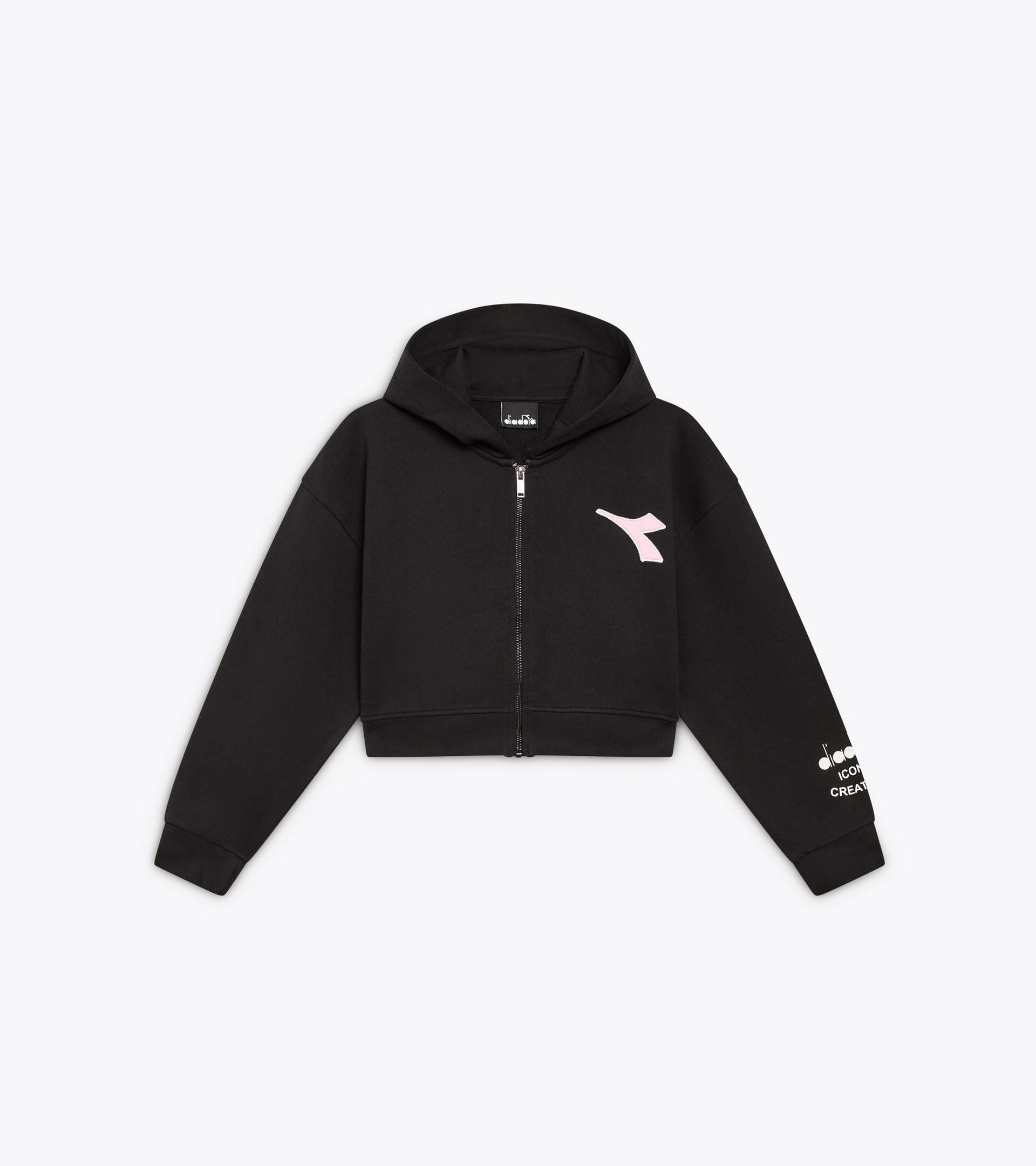 Diadora JG. HOODIE FZ PINK SMILE