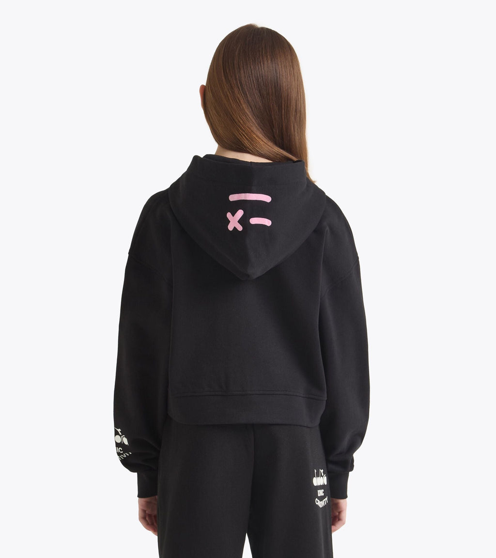 Diadora JG. HOODIE FZ PINK SMILE
