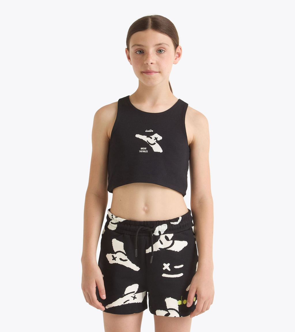 Diadora JG. CROP TOP SMILE LOGO