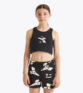 Diadora JG. CROP TOP SMILE LOGO