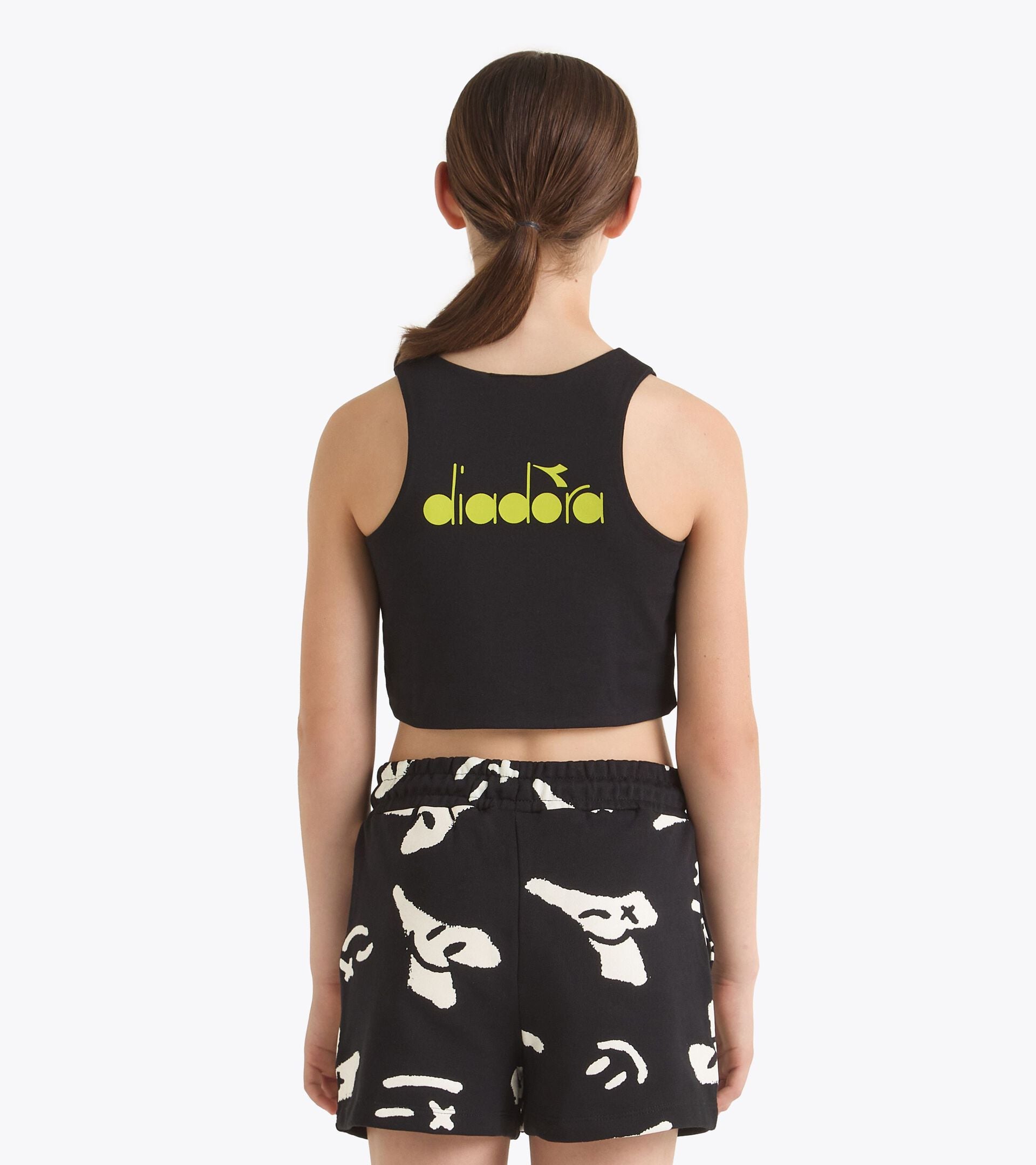 Diadora JG. CROP TOP SMILE LOGO