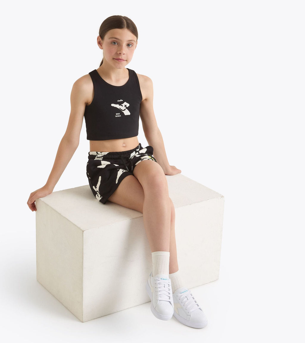 Diadora JG. CROP TOP SMILE LOGO