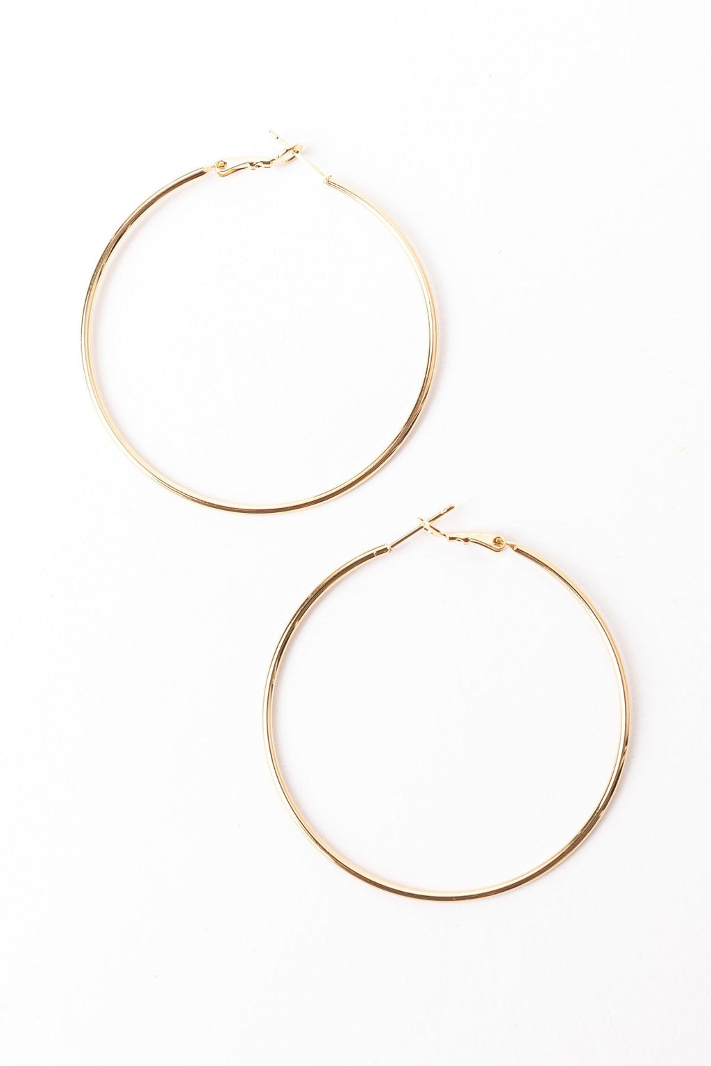  SOUTH MOON UNDER 2" Hinge Post Hoop Earrings