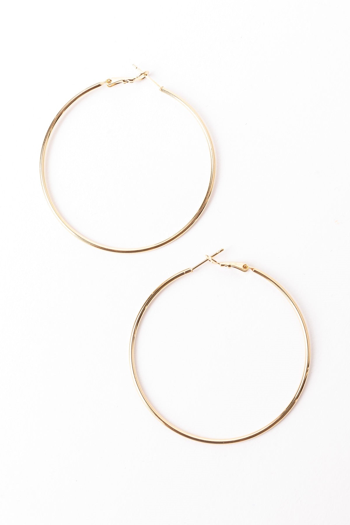  SOUTH MOON UNDER 2" Hinge Post Hoop Earrings