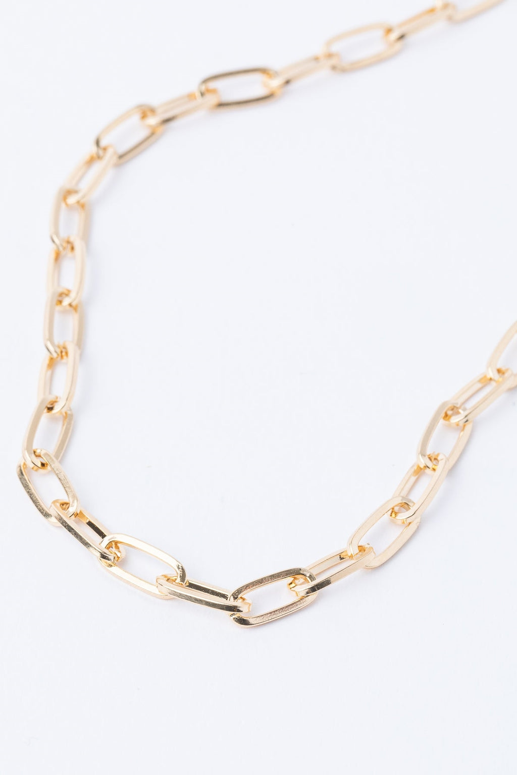  SOUTH MOON UNDER Gold Chain Link Short Necklace