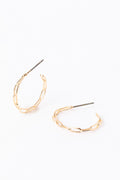  SOUTH MOON UNDER Airy Link Hoop Earrings