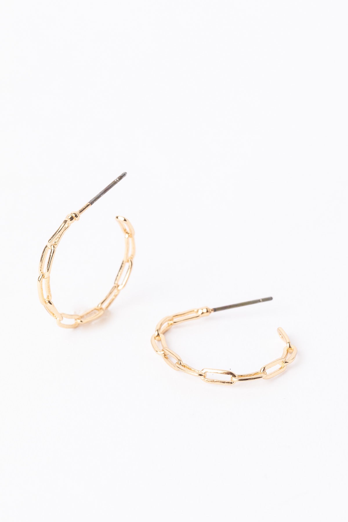  SOUTH MOON UNDER Airy Link Hoop Earrings