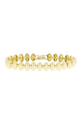 MARLYN SCHIFF Bean Bracelet W Clasp - Gold