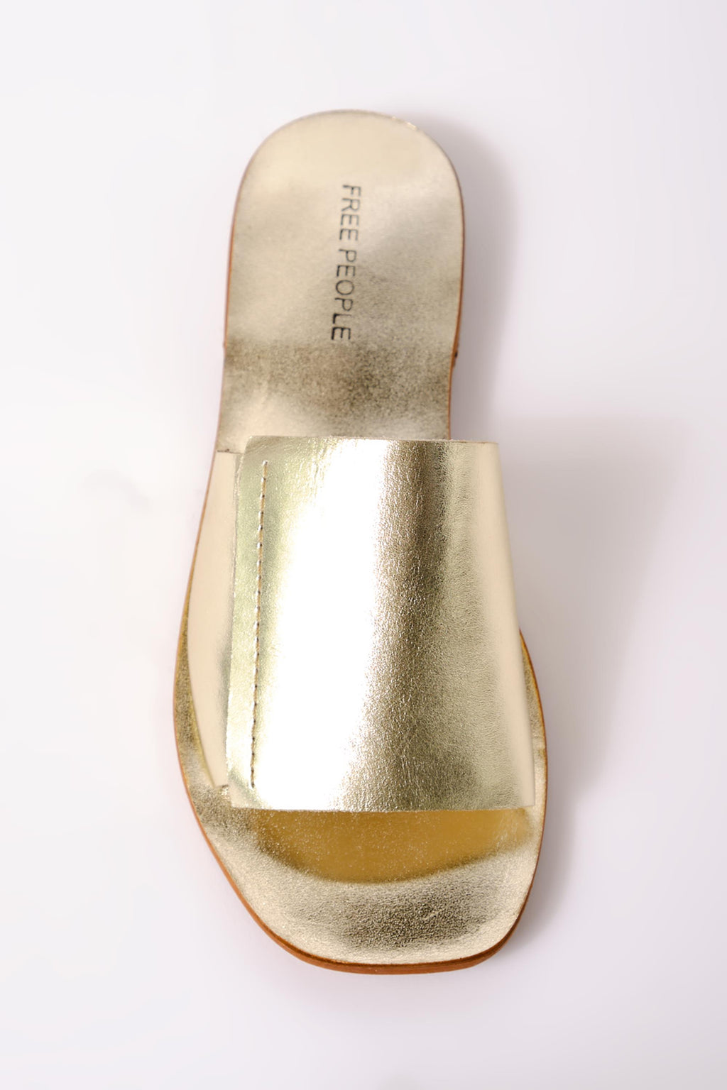  FREE PEOPLE Verona Metallic Slide