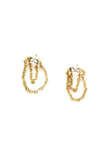  SOUTH MOON UNDER Gold Chain Post Earrings