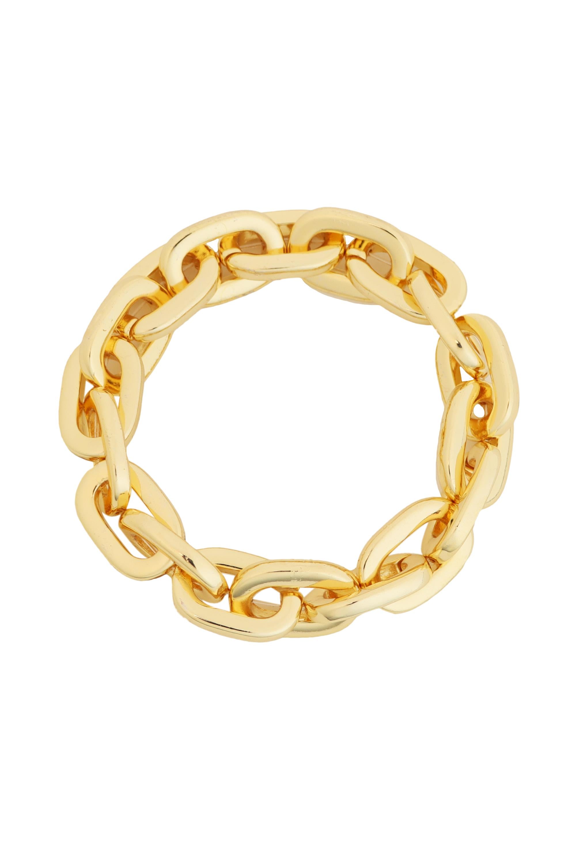  SOUTH MOON UNDER Gold Link Stretch Bracelet