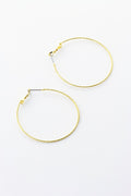  SOUTH MOON UNDER Barely There Hoop Earrings