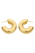  SOUTH MOON UNDER Chunky Tube Hoop Earrings