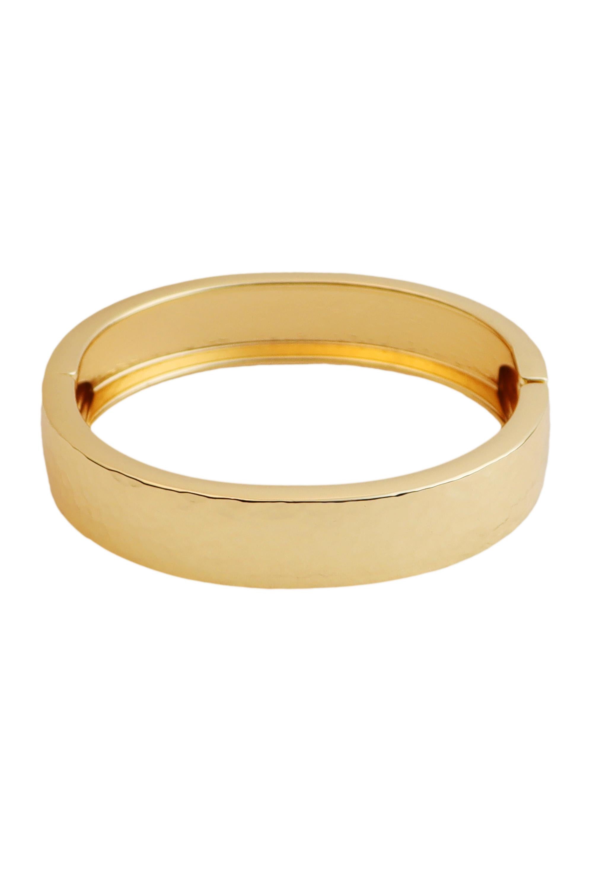  PANACEA 2.5 In Bracelet Hammer Metal Gold Hinge