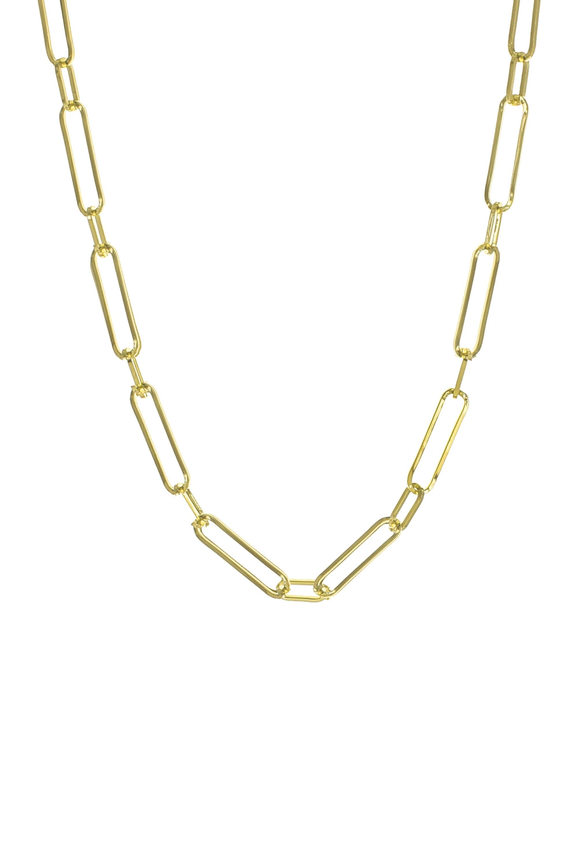  SOUTH MOON UNDER Gold Linear Link Necklace